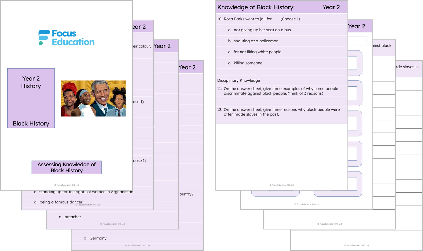 History Y2: Who were the famous black people that have contributed to improving our world?