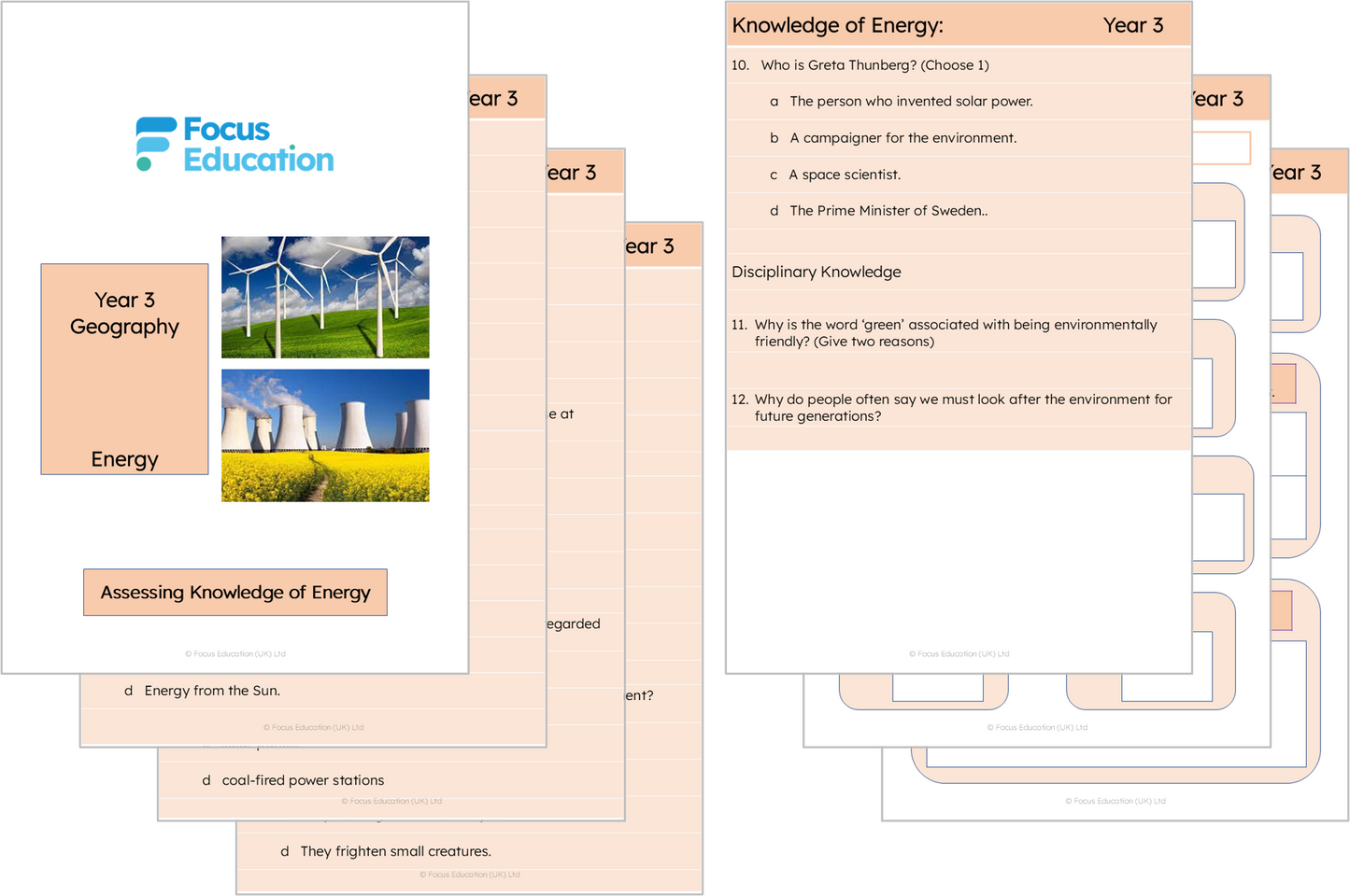 Geography Y3: How do we energise our homes and country?