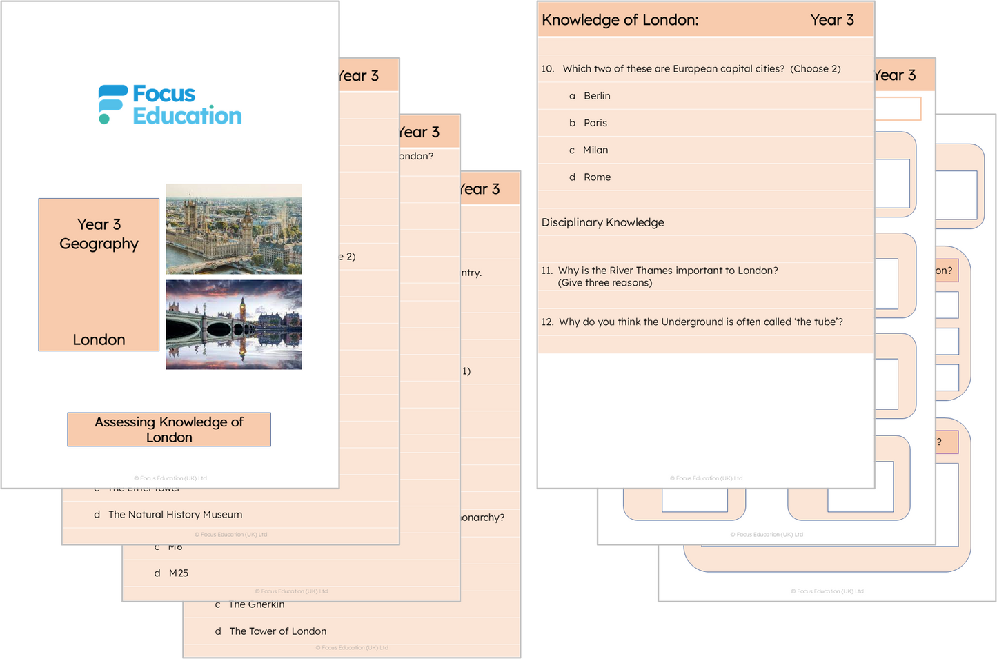 Geography Y3: Why is London the capital city of the United Kingdom?