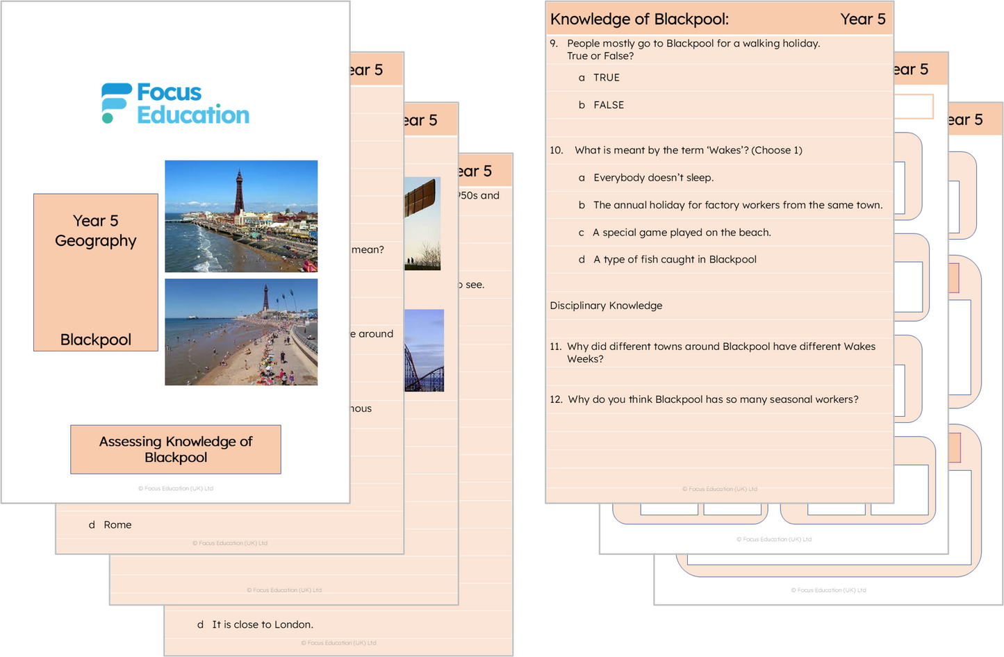 Geography Y5: How did Blackpool become a favourite UK seaside resort?