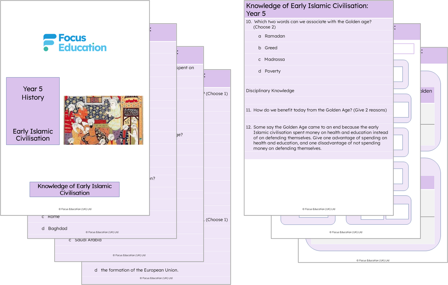 History Y5: Why was the early Islamic civilisation known as the Golden Age?