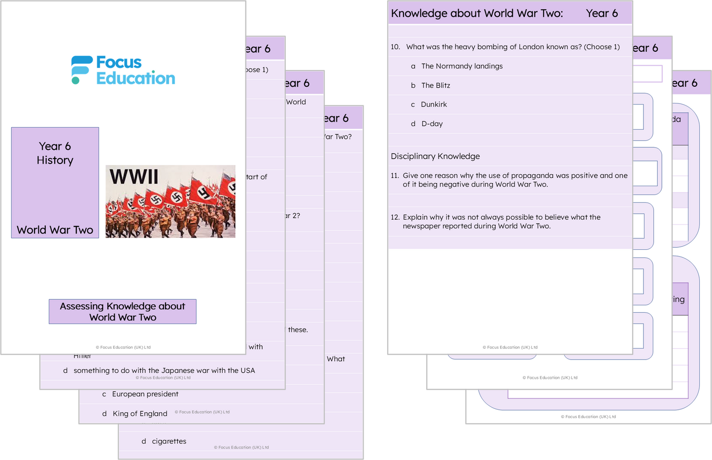 History Y6: What was the impact of the two world wars on Britain?