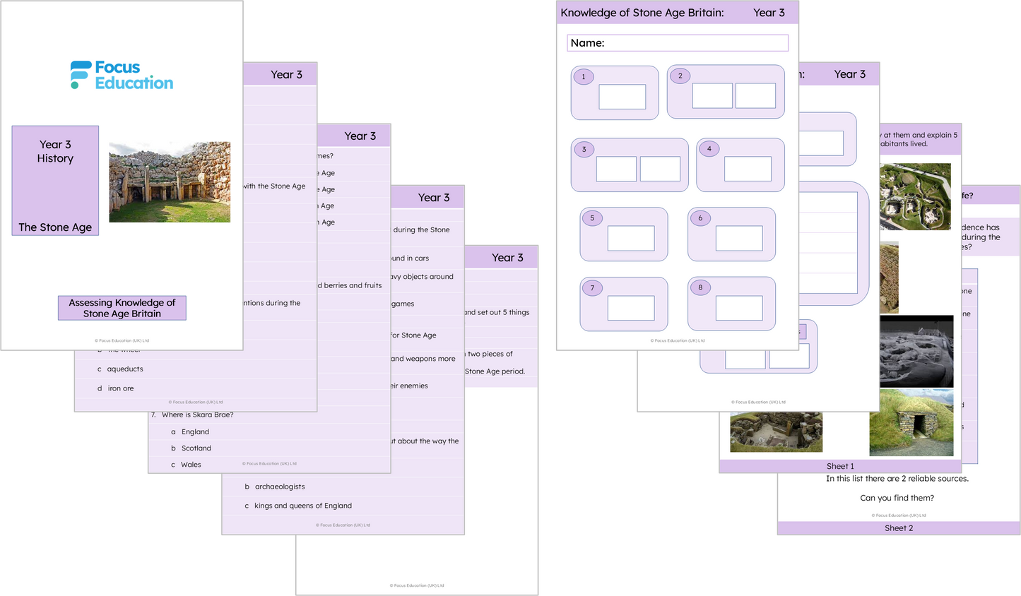 History Y3:  Stone Age - How did Britain change between the beginning of the Stone Age and the end of the Iron Age?