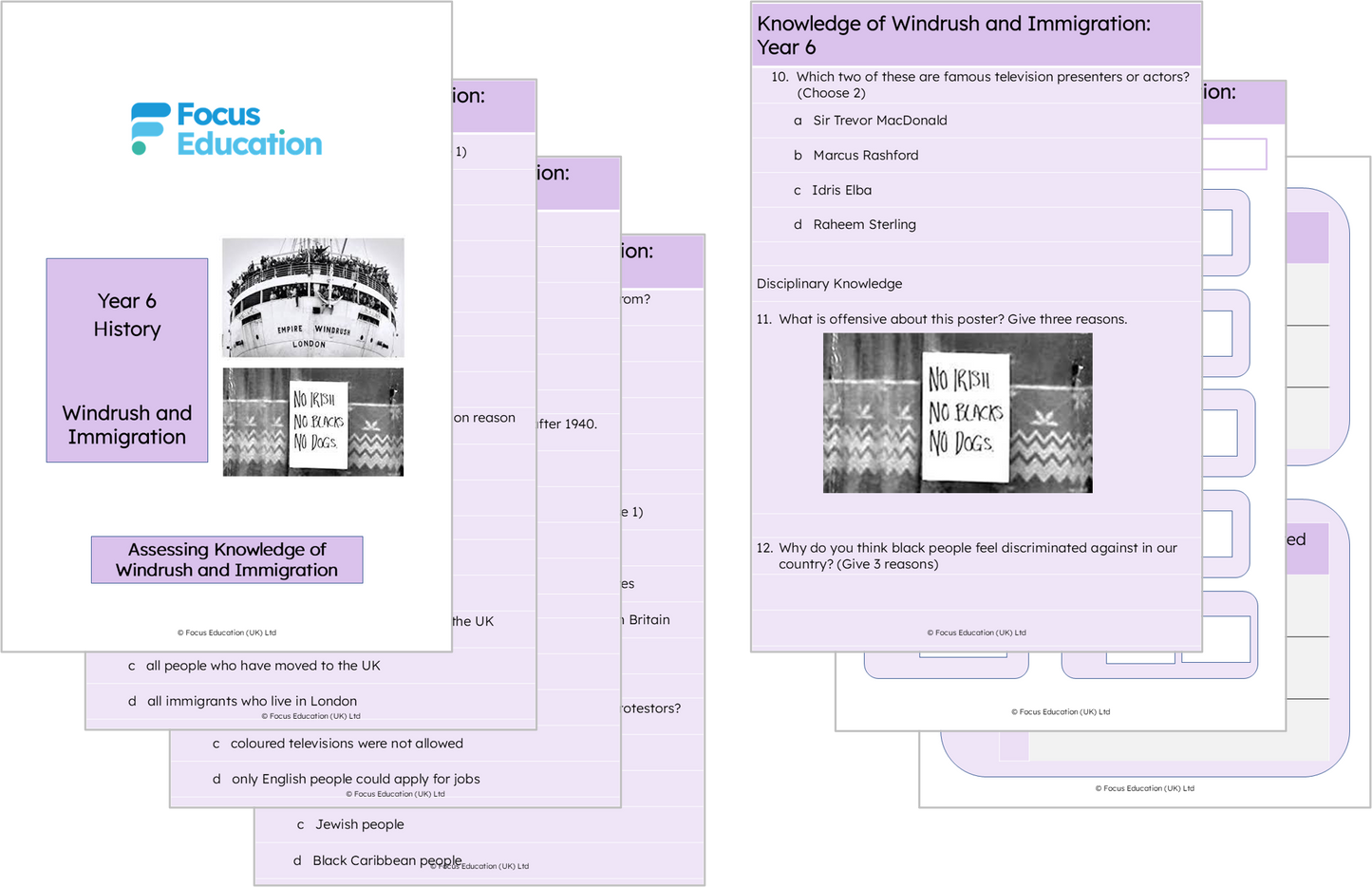 History Y6: What has been the impact of immigration on Britain over the past 100 years?