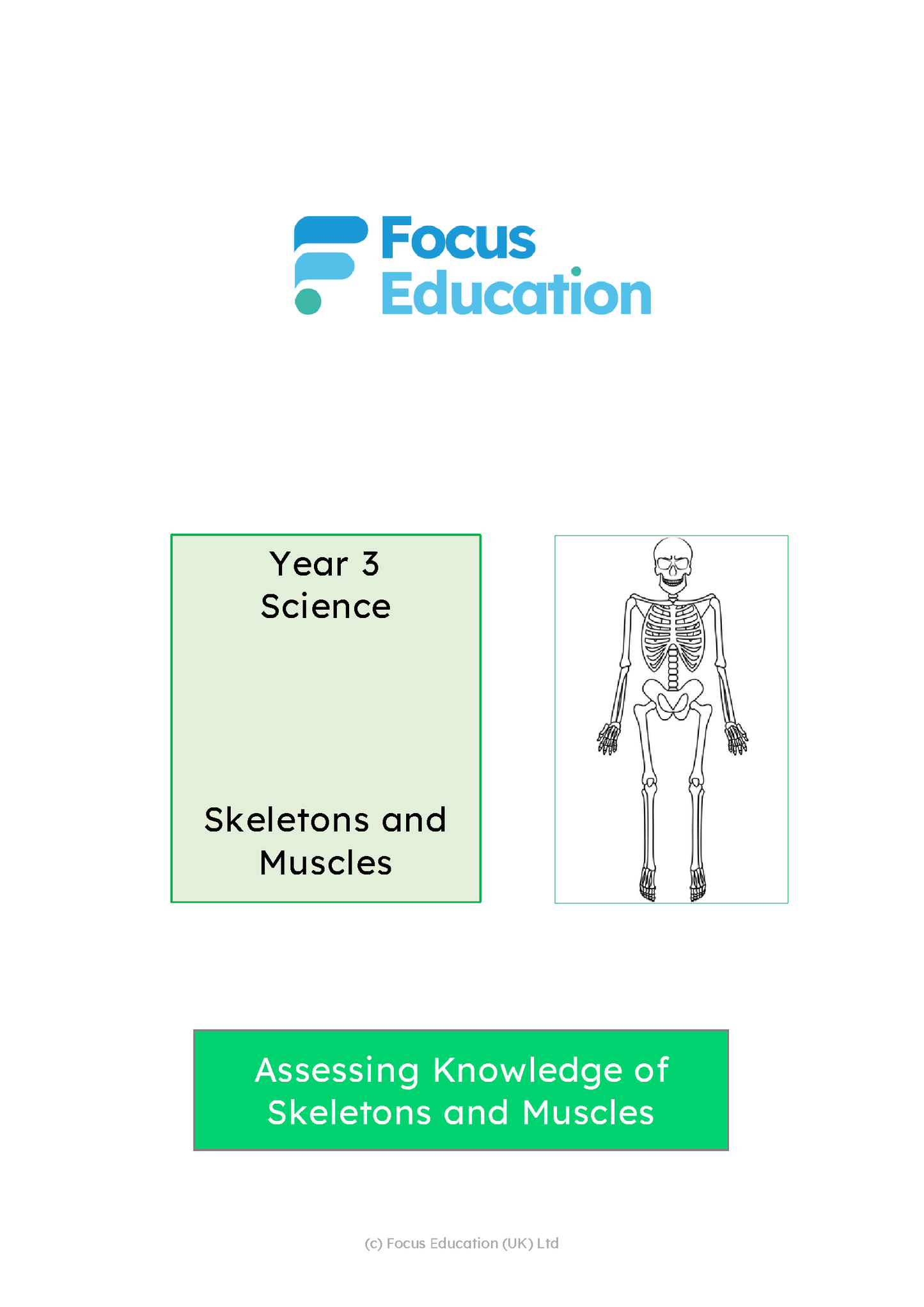 Assessing Science: End of Unit Assessments - YEAR 1