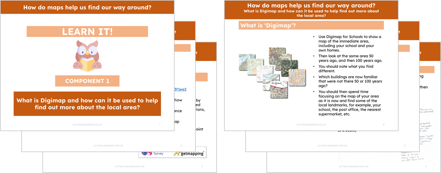 Geography Y6: How do maps help us to find our way around?