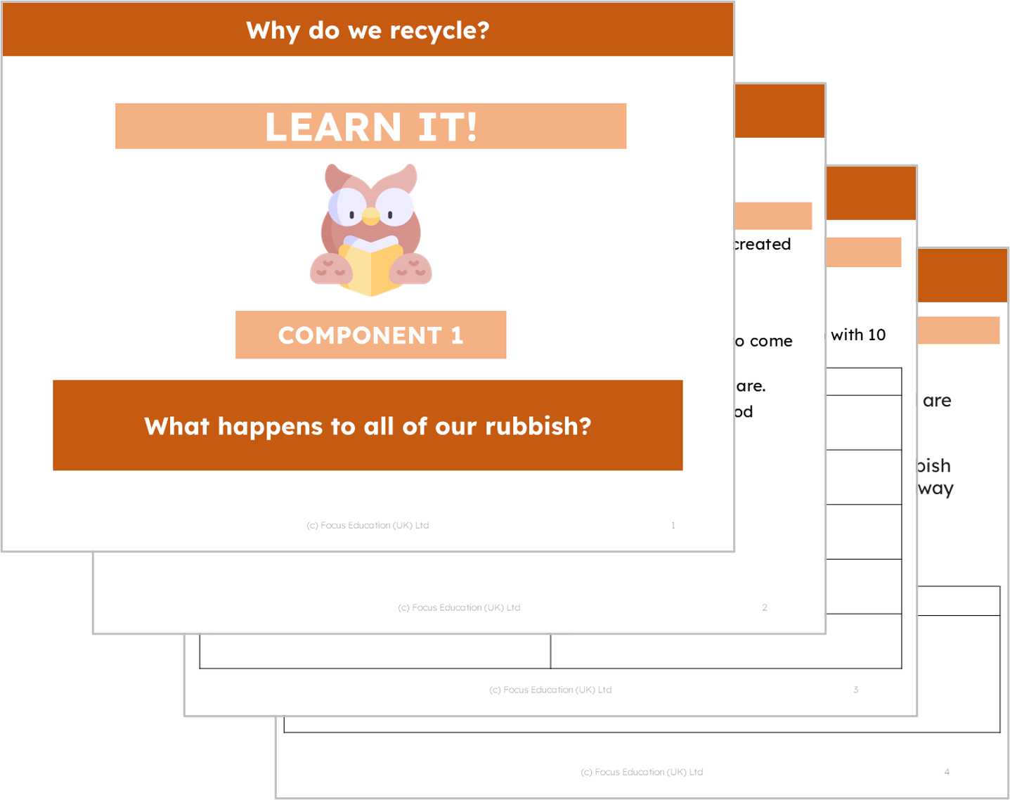 Geography Y1: Why do we recycle?