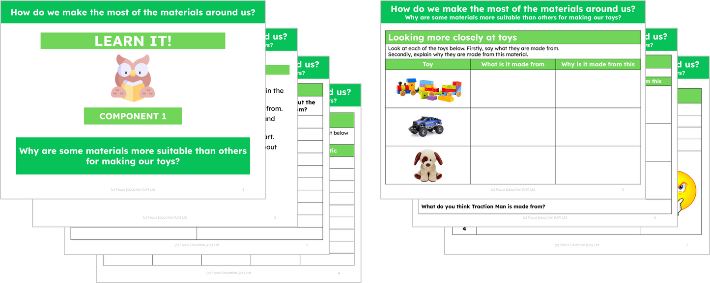 Science Y2: How do we make the most of the materials around us?