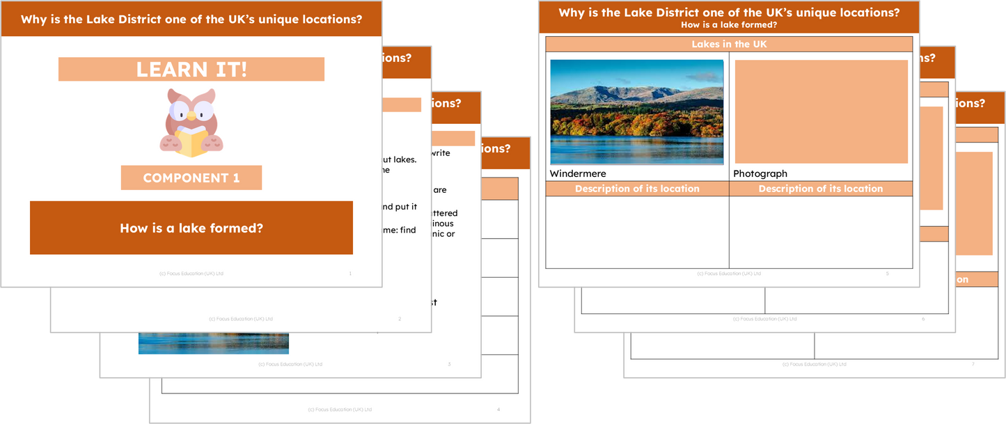 Geography Y3: Why is the Lake District one of the UK's unique locations?