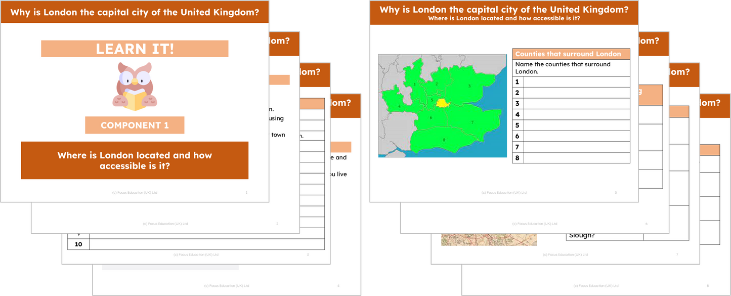 Geography Y3: Why is London the capital city of the United Kingdom?