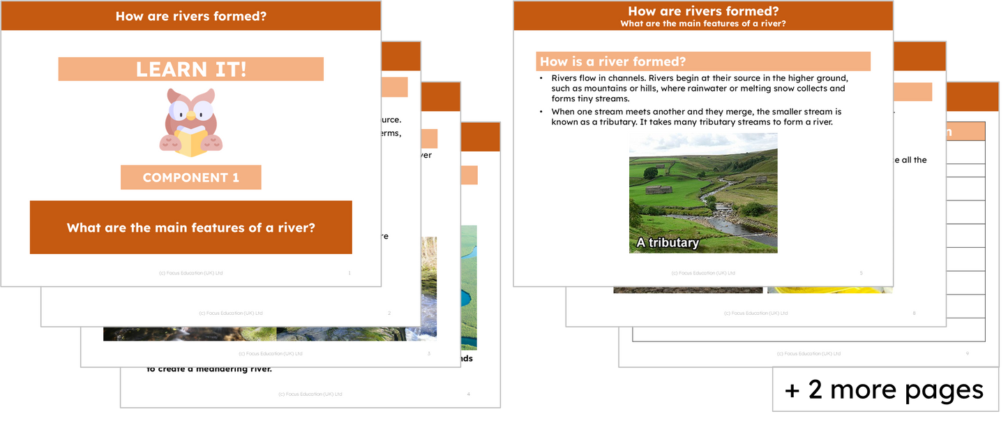 Geography Y3: How are rivers formed?