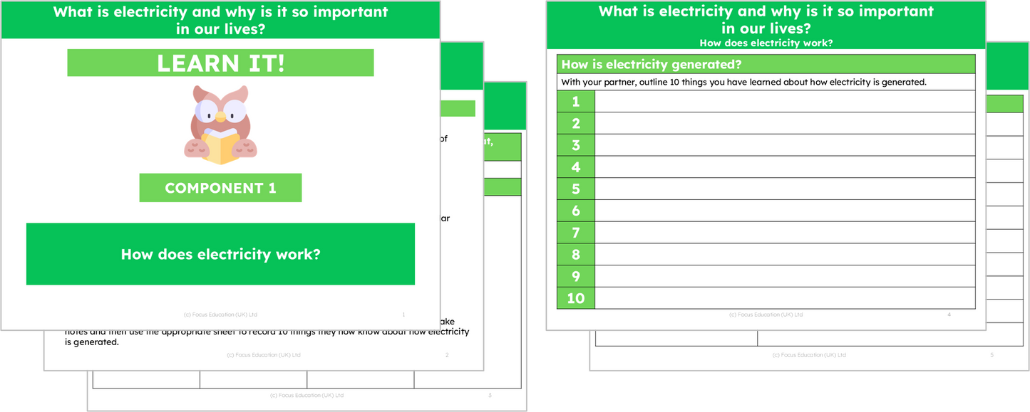 Science Y4: What is electricity and why is it so important in our lives?