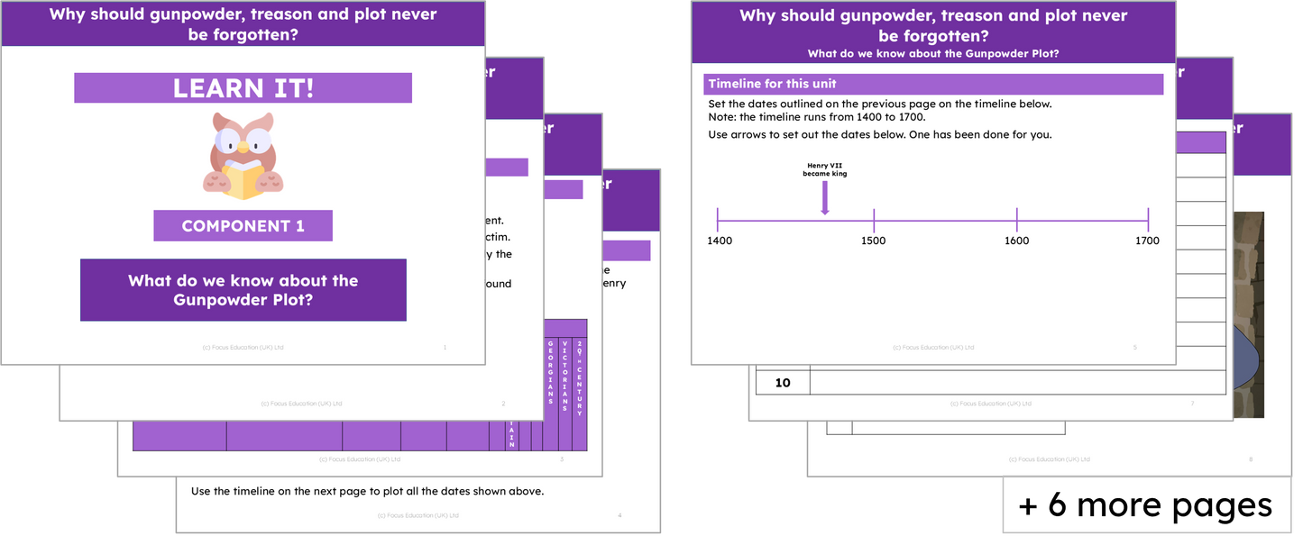 History Y5: Why should gunpowder, treason and plot never be forgotten?