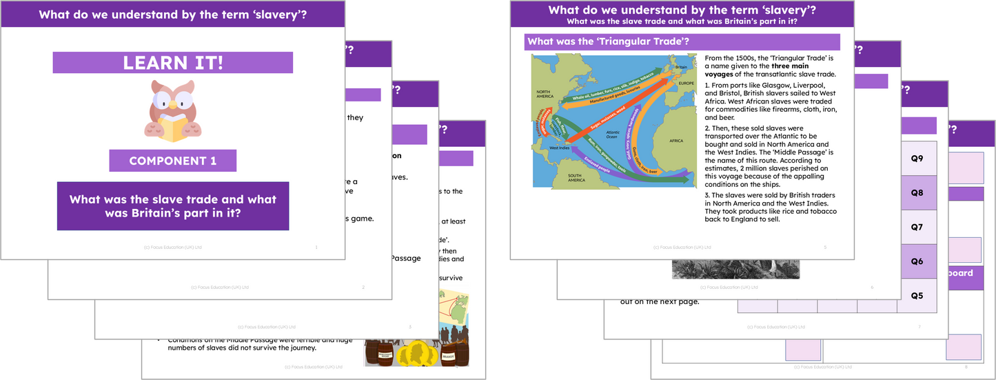 History Y5: What do we understand about the term 'slavery'?