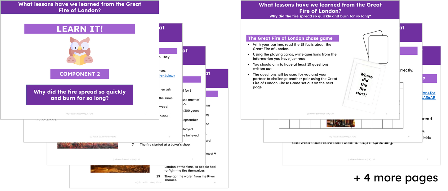 History Y2: What lessons have we learned from the Great Fire of London?