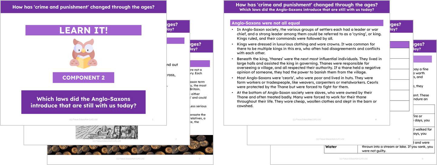 History Y4: Crime and punishment - how has it changed over time?