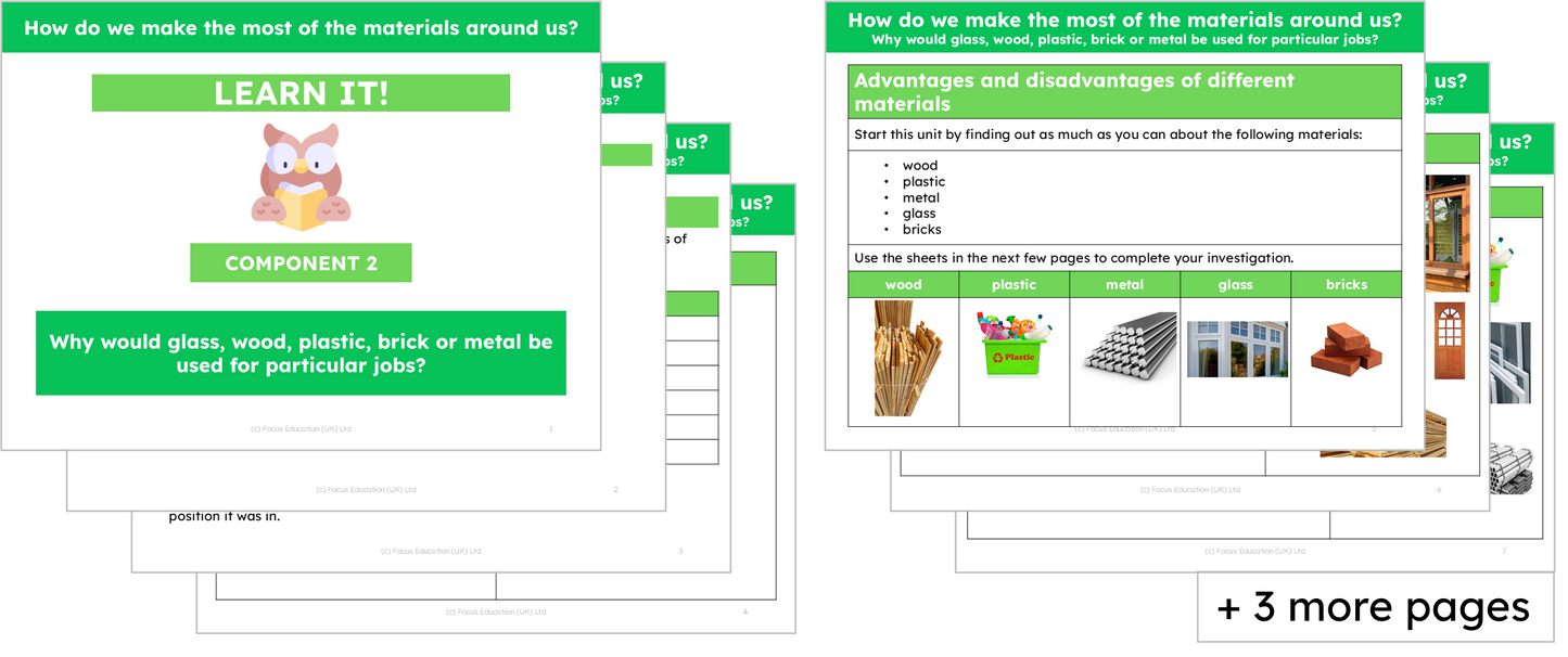 Science Y2: How do we make the most of the materials around us?