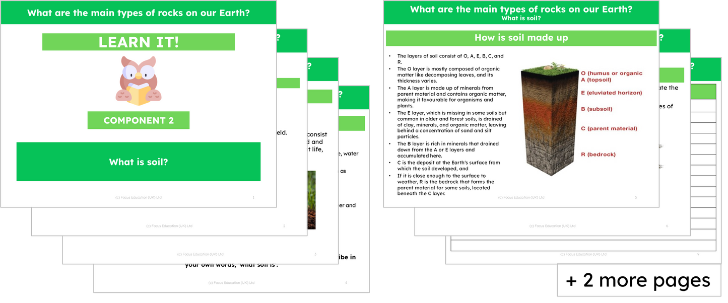 Science Y3: What are the main types of rock on our Earth?