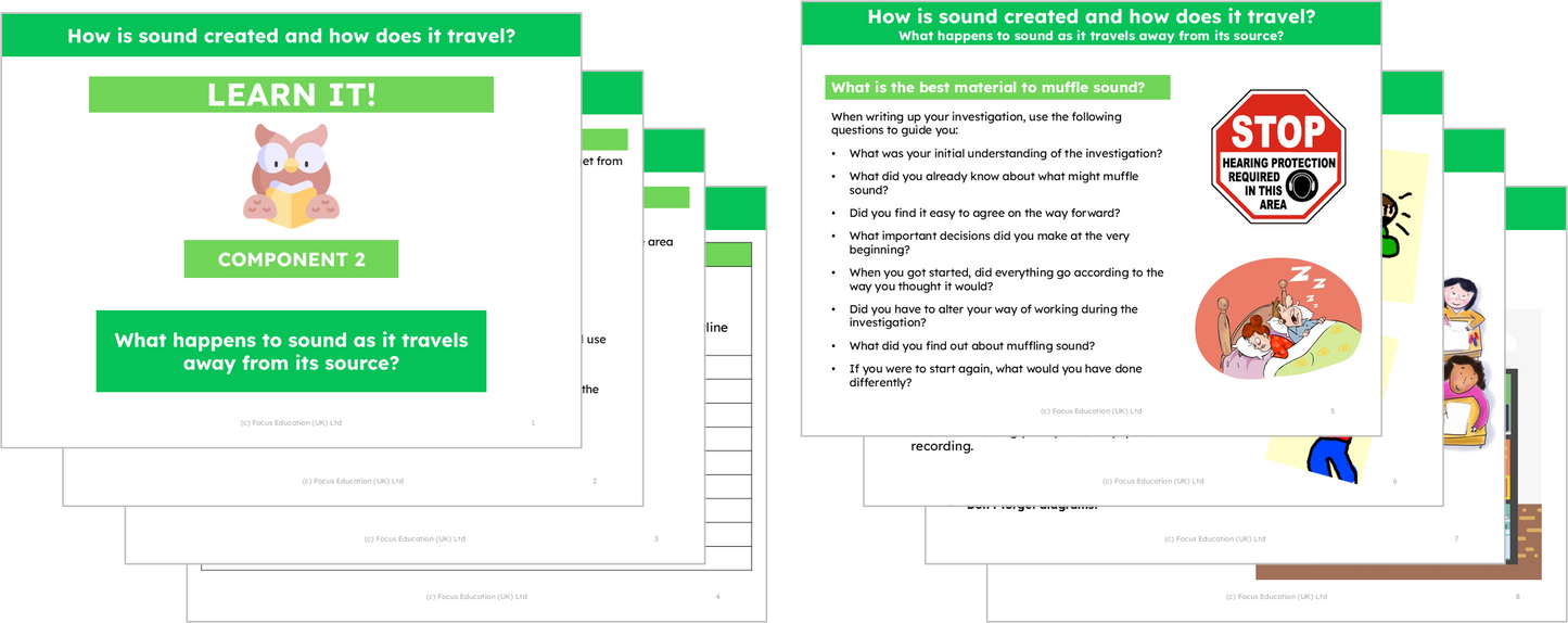 Science Y4: How is sound created and how does it travel?