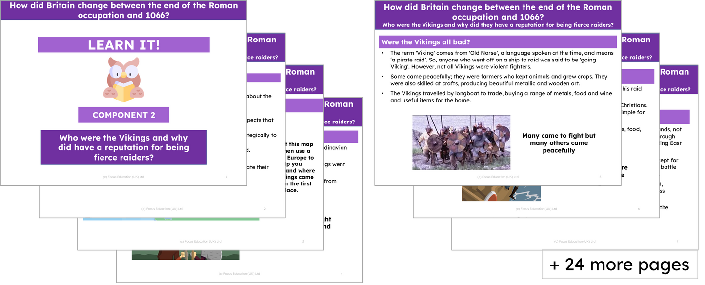 History Y5: How did Britain change between the Roman occupation and 1066?