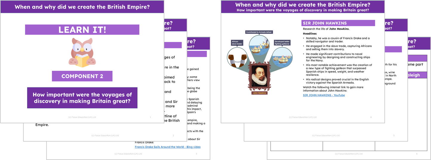 History Y6: When and why did we create the British Empire?