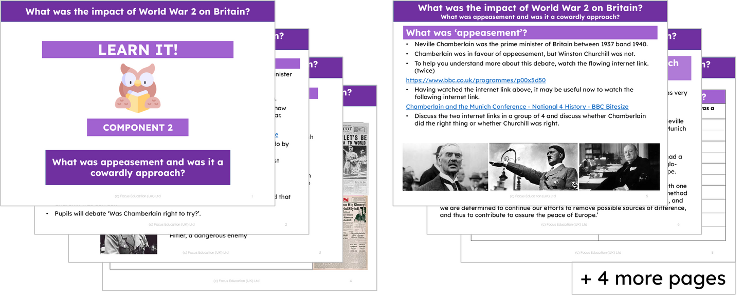 History Y6: What was the impact of World War 2 on Britain?