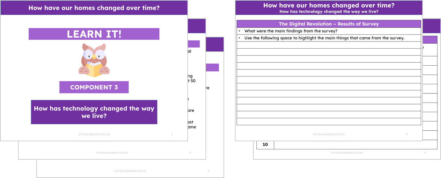 History Y2: How have our homes changed over time?