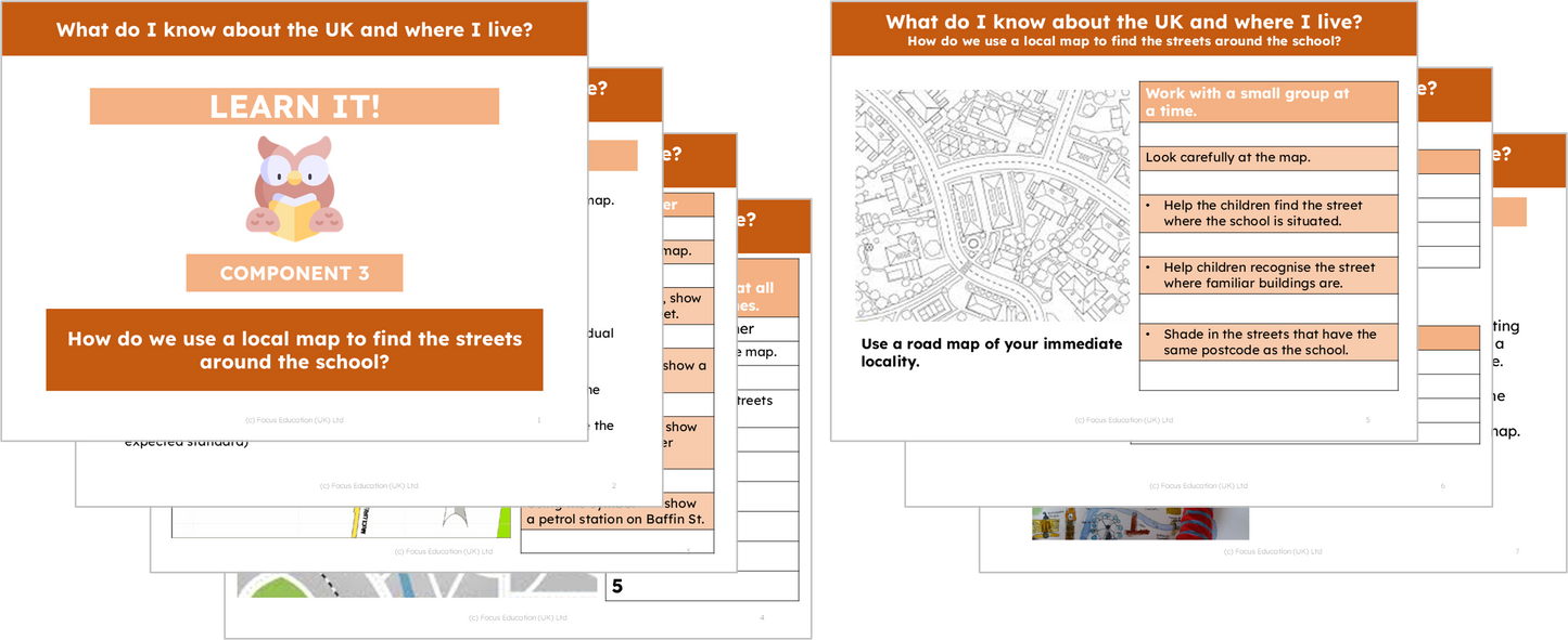 Geography Y1: What do I know about the UK and where I live?