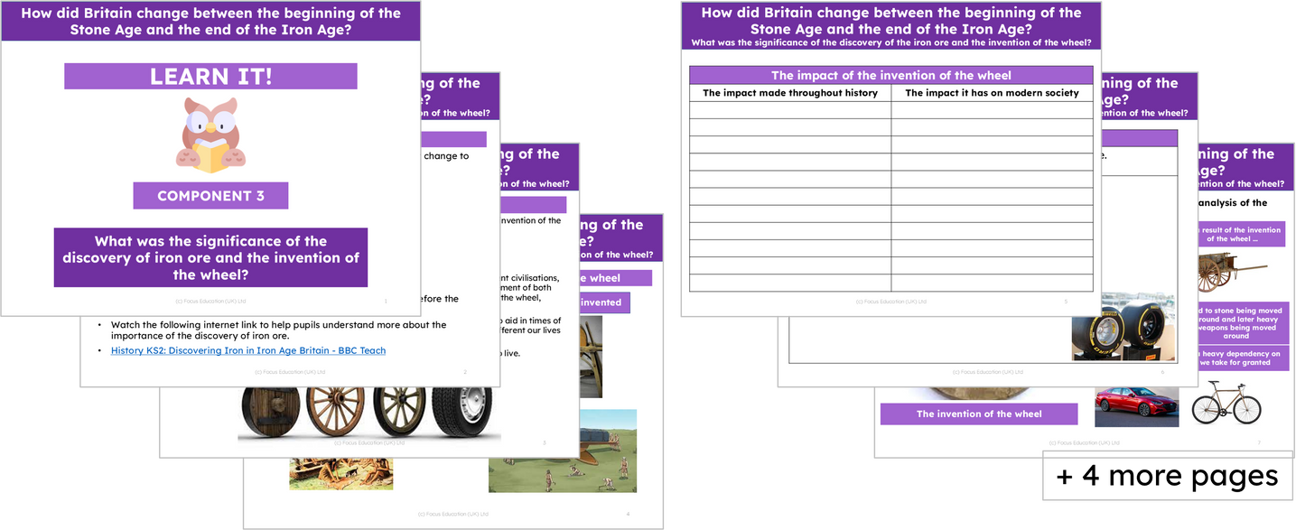 History Y3:  Stone Age - How did Britain change between the beginning of the Stone Age and the end of the Iron Age?