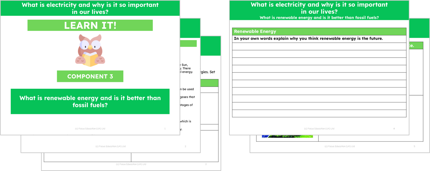 Science Y4: What is electricity and why is it so important in our lives?