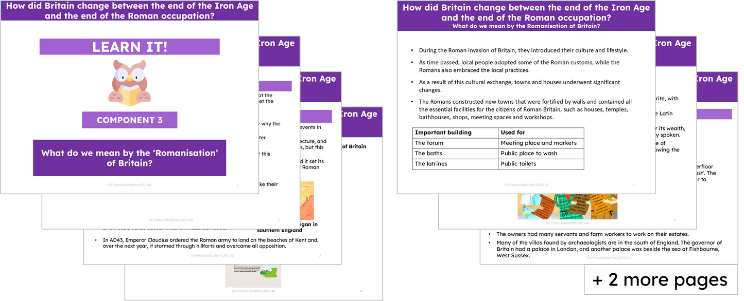 History Y4: How did Britain change between the end of the Iron Age and the end of the Roman occupation