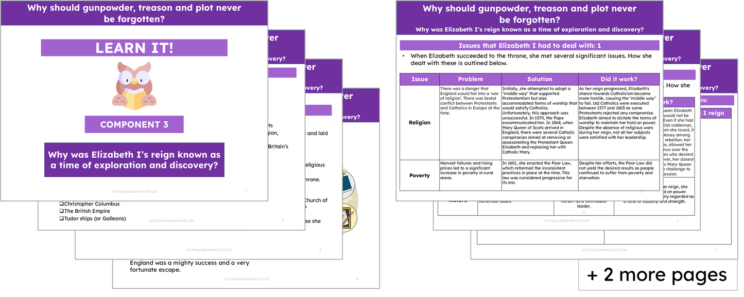 History Y5: Why should gunpowder, treason and plot never be forgotten?