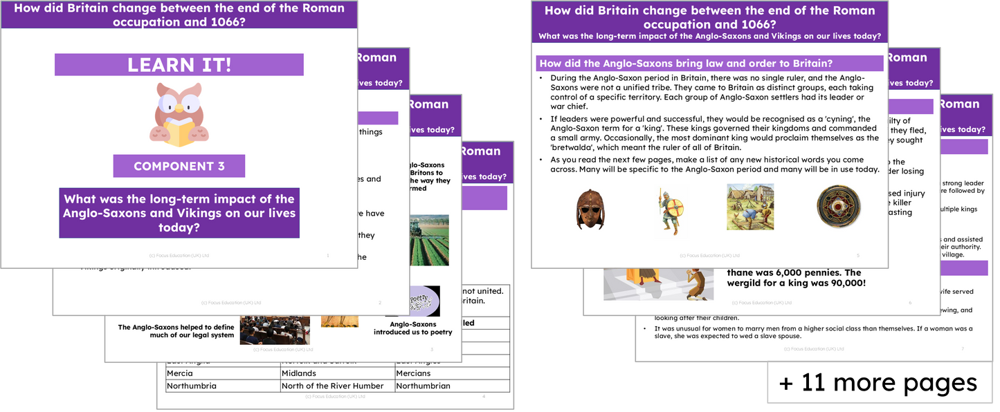 History Y5: How did Britain change between the Roman occupation and 1066?