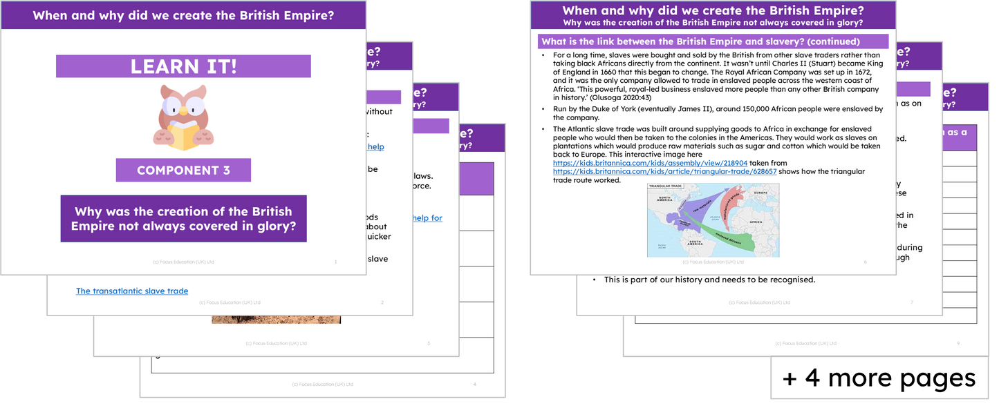 History Y6: When and why did we create the British Empire?