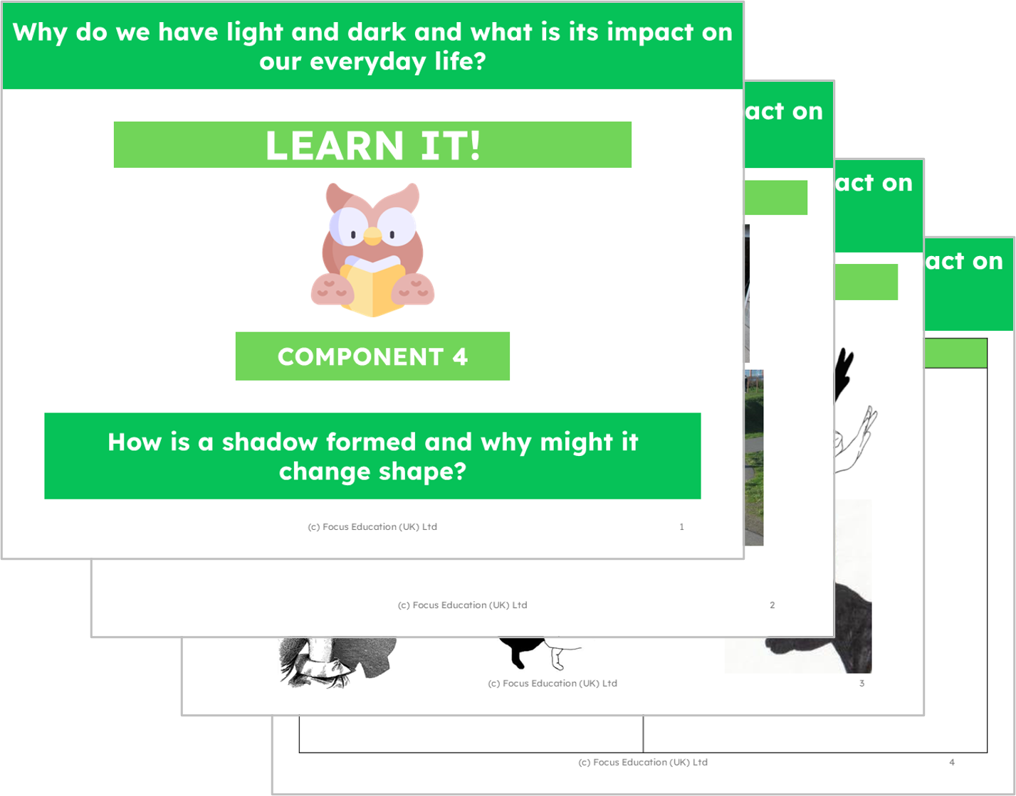 Science Y3: Why do we have light and dark and what is its impact on our everyday life?