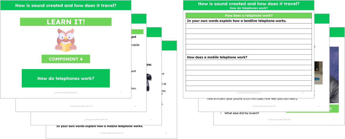 Science Y4: How is sound created and how does it travel?