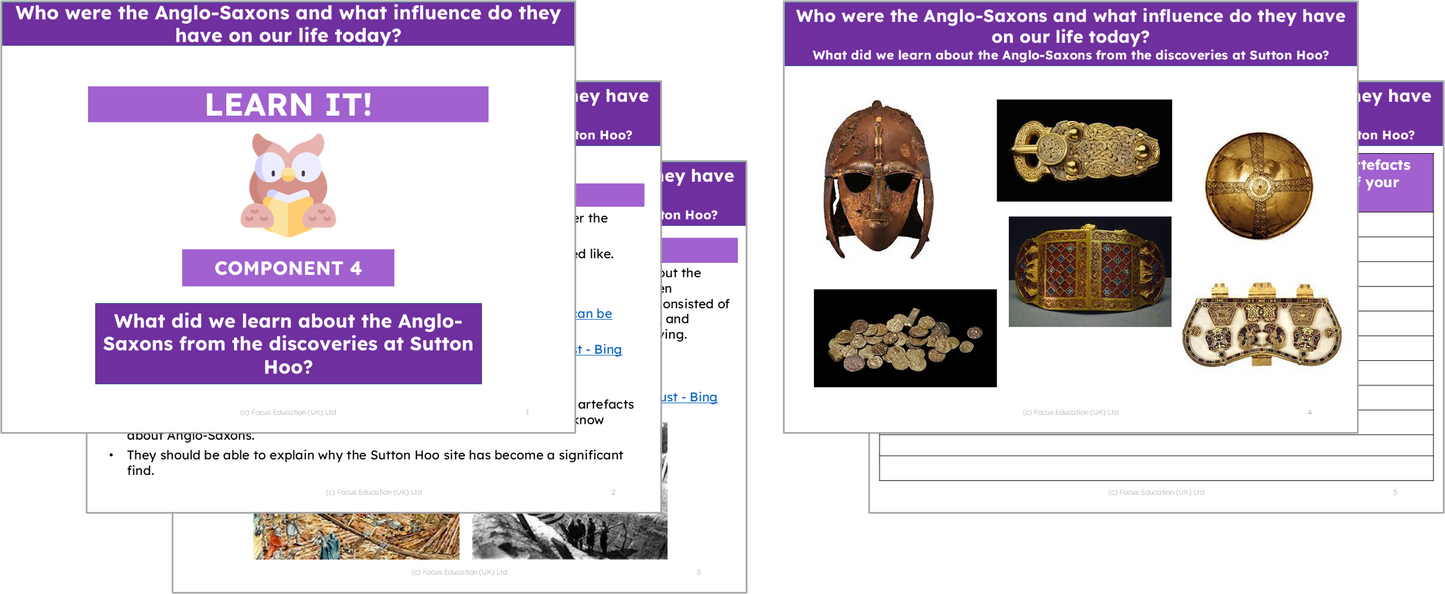 History Y5: Who were the Anglo-Saxons and what influence do they have on our life today?