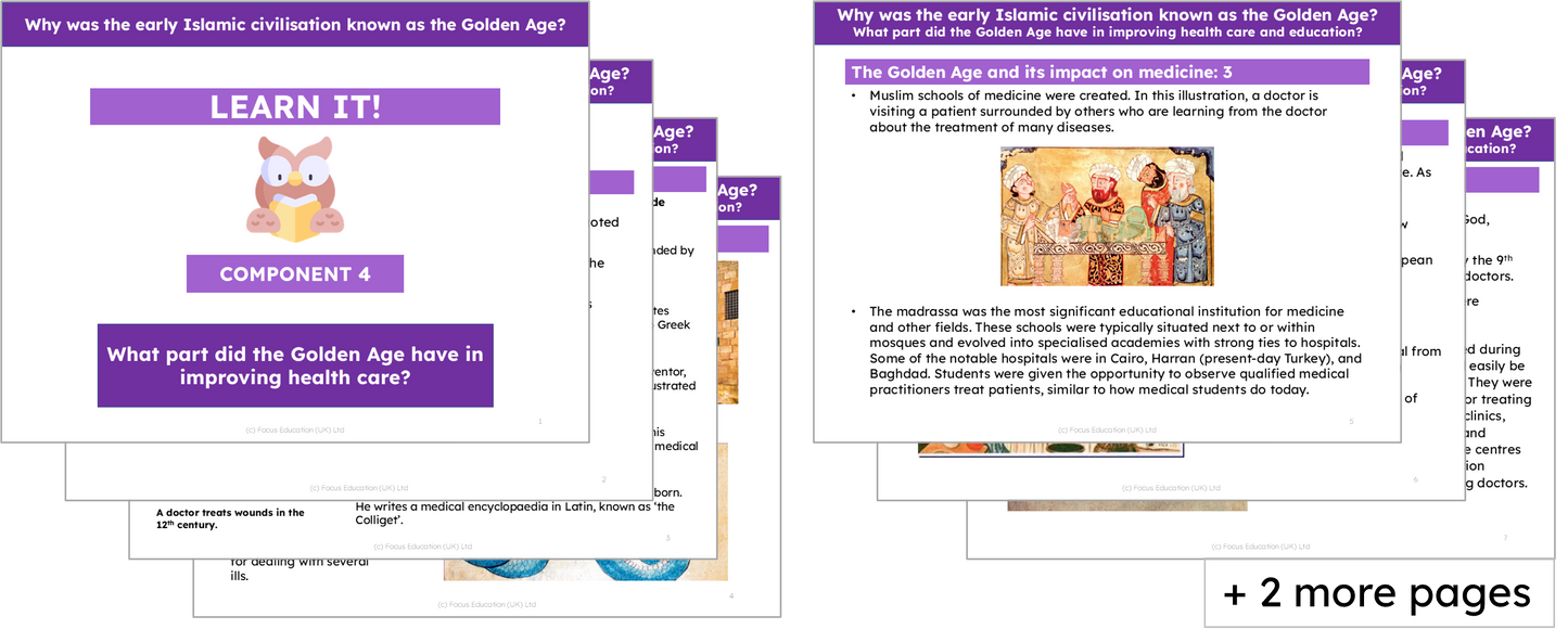 History Y5: Why was the early Islamic civilisation known as the Golden Age?