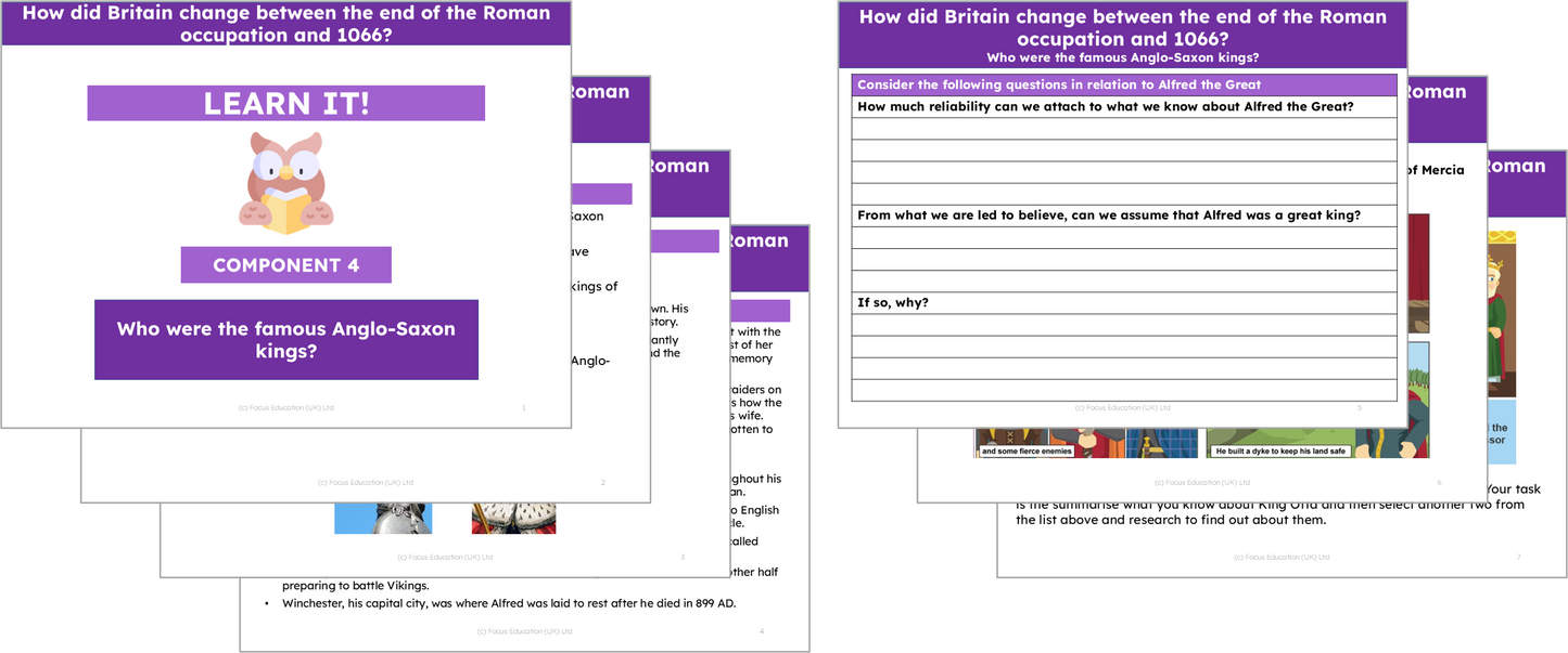 History Y5: How did Britain change between the Roman occupation and 1066?