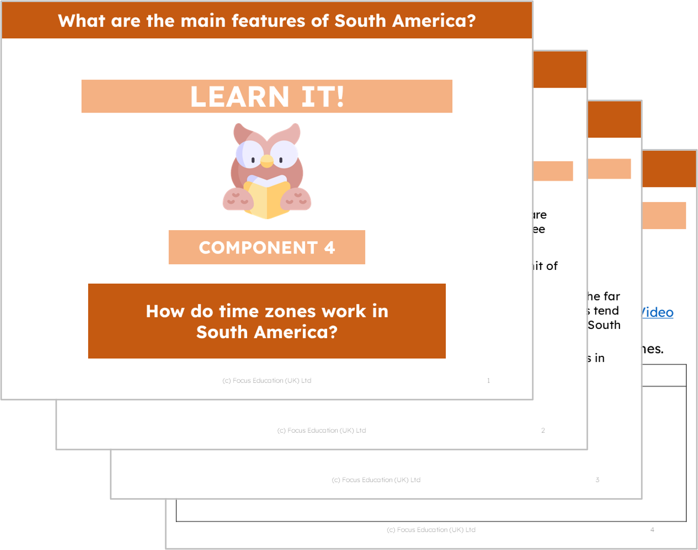 Geography Y5: What are the main features of South America?