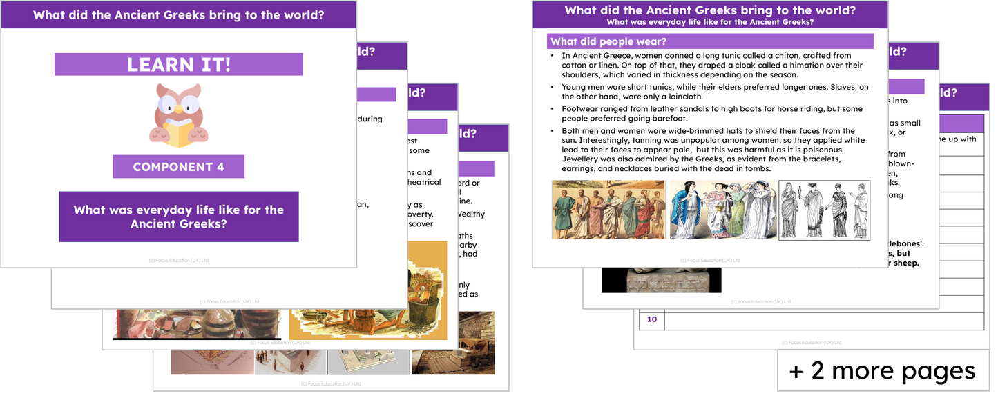 History Y6: What did the Ancient Greeks bring to the World?