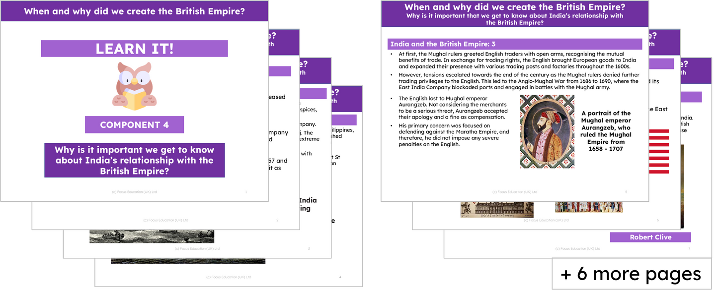 History Y6: When and why did we create the British Empire?