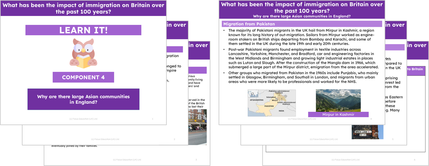 History Y6: What has been the impact of immigration on Britain over the past 100 years?