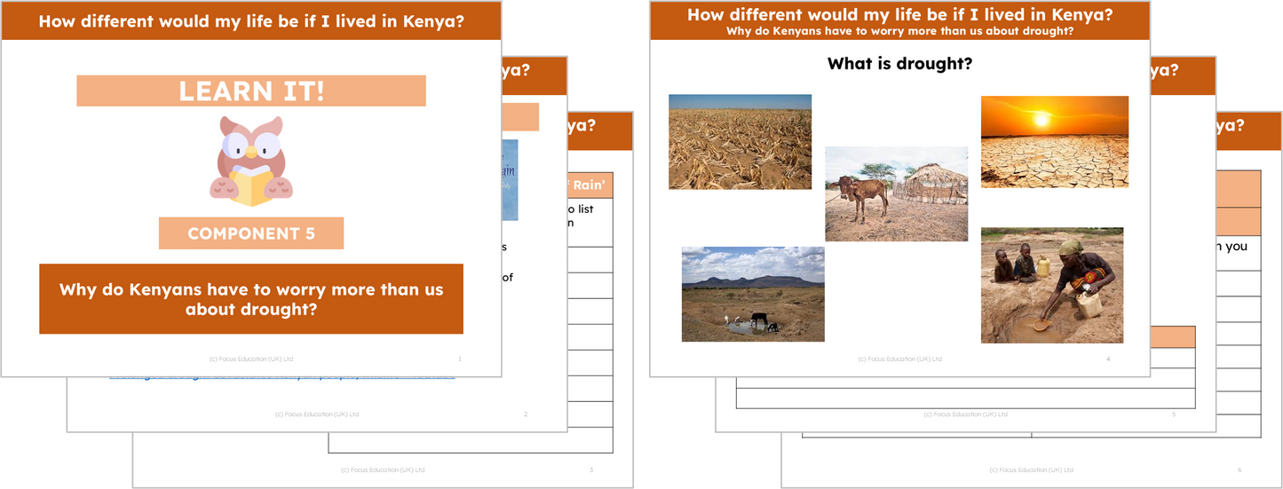 Geography Y2: How different would my life be if I lived in Kenya?