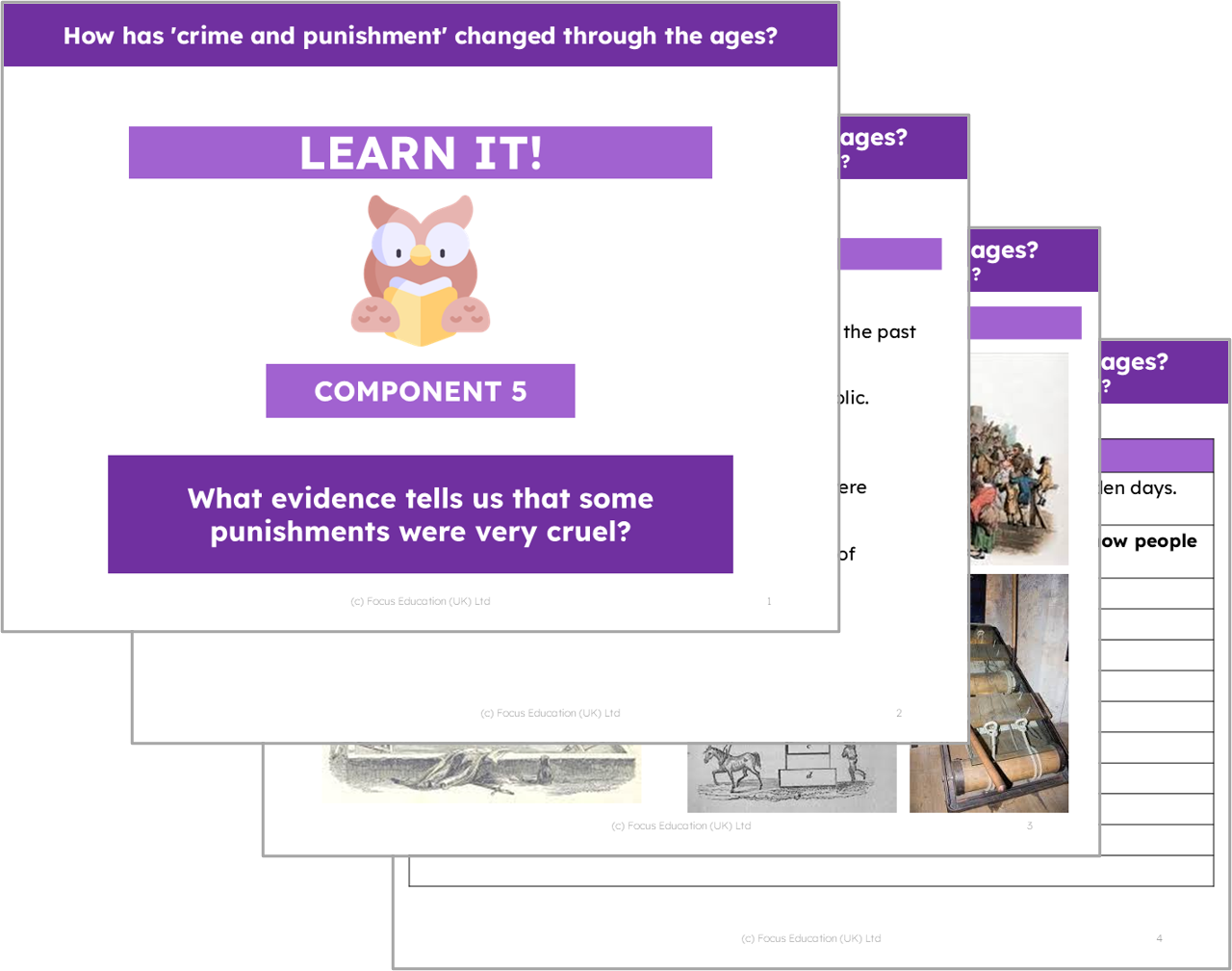 History Y4: Crime and punishment - how has it changed over time?