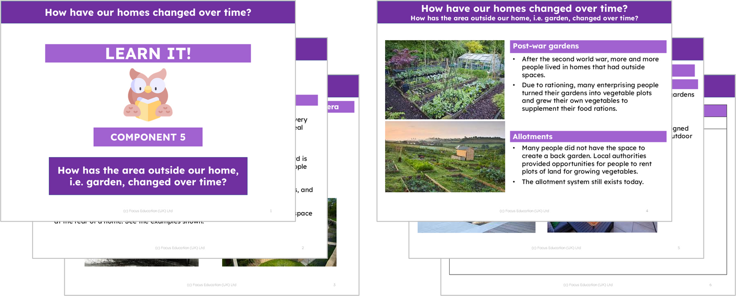 History Y2: How have our homes changed over time?