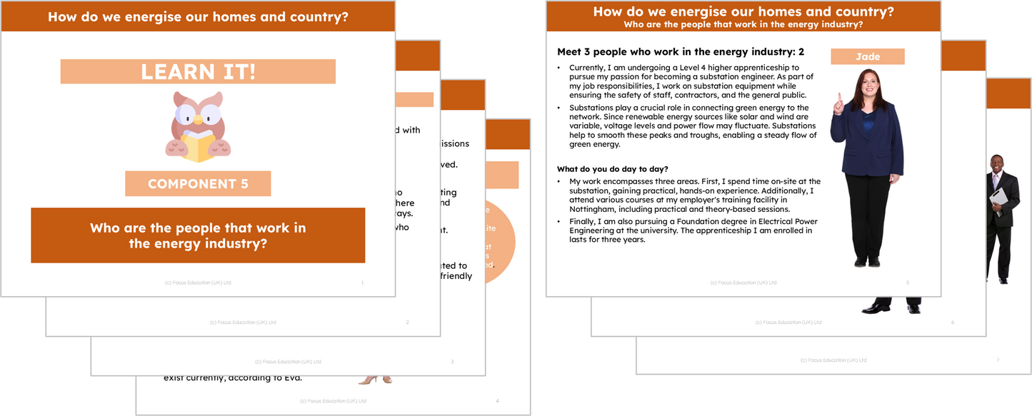 Geography Y3: How do we energise our homes and country?