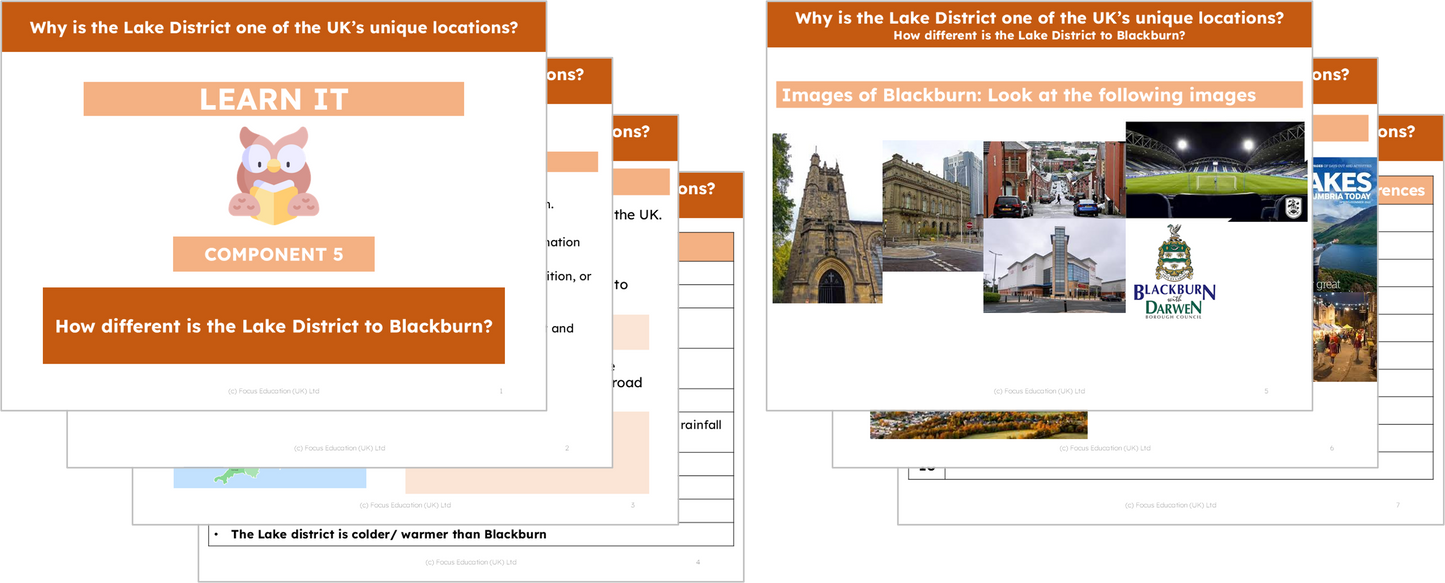 Geography Y3: Why is the Lake District one of the UK's unique locations?