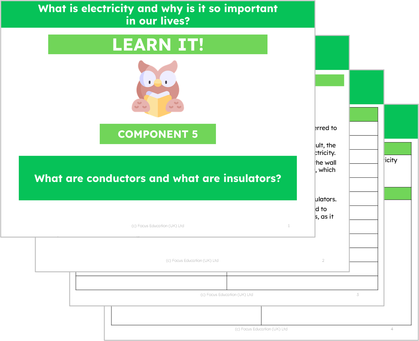 Science Y4: What is electricity and why is it so important in our lives?