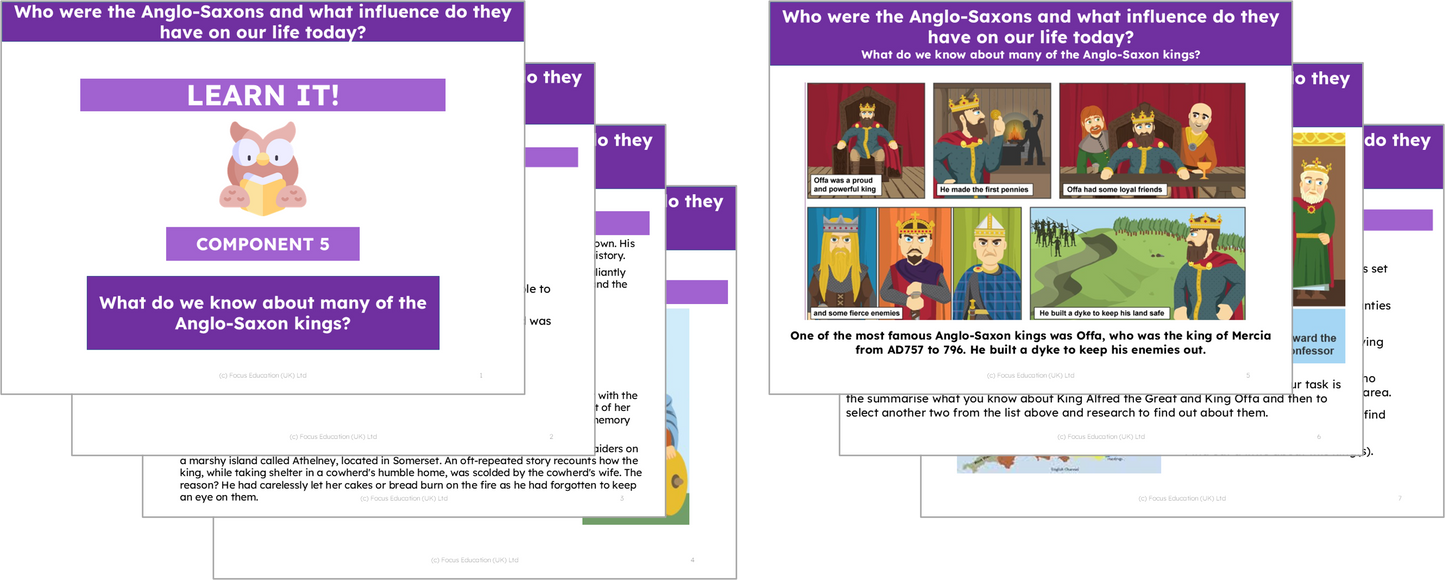 History Y5: Who were the Anglo-Saxons and what influence do they have on our life today?